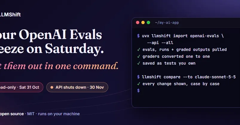 OpenAI shuts down Evals: data inaccessible after November 30