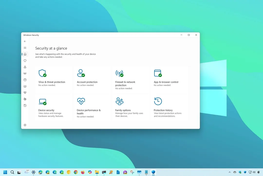 Windows Security app gets a Windows 11 redesign
