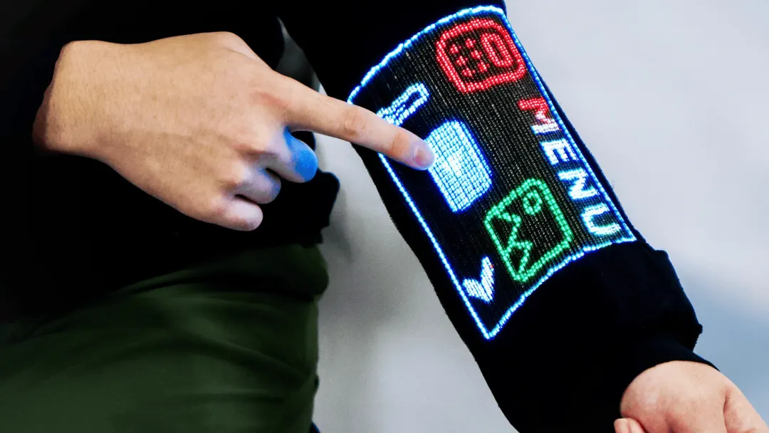 Singapore researchers weave touchscreen display into clothing