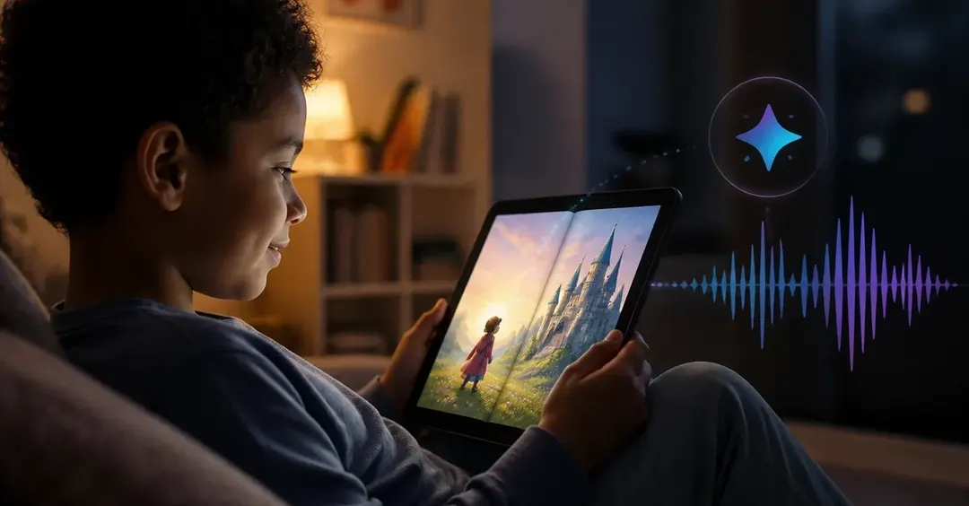 Gemini expands audio narration from Storybook to interactive topic overviews