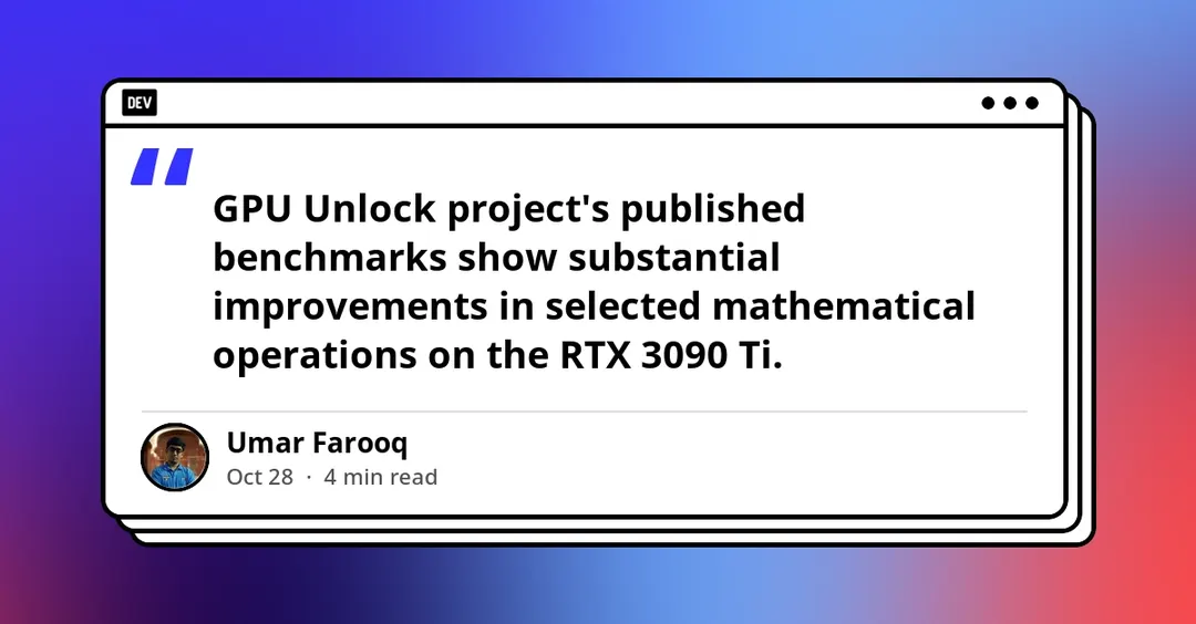 GPU Unlock boosts RTX 30-series AI performance by up to 60%