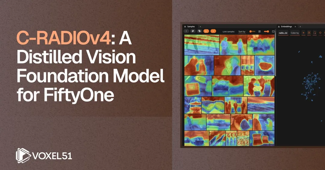 Nvidia Labs releases C-RADIOv4 distilled vision model for FiftyOne