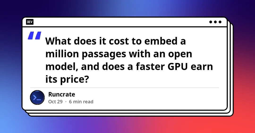 L40S beats H100 by 3.6–6.8x on cost per BGE embedding