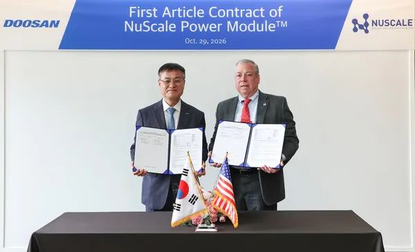 Doosan Enerbility starts building reactor module for NuScale SMR