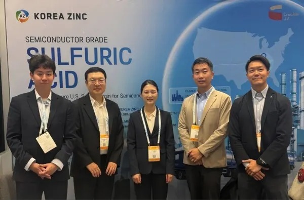 Korea Zinc targets US chip materials market with ultra-pure sulfuric acid