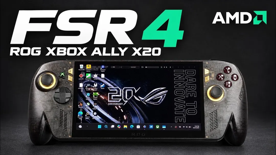 AMD FSR 4.1 preview boosts image quality but drops FPS on handhelds