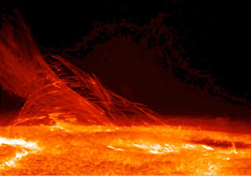 Astronomers explain Sun's spinning plasma jets as an optical illusion