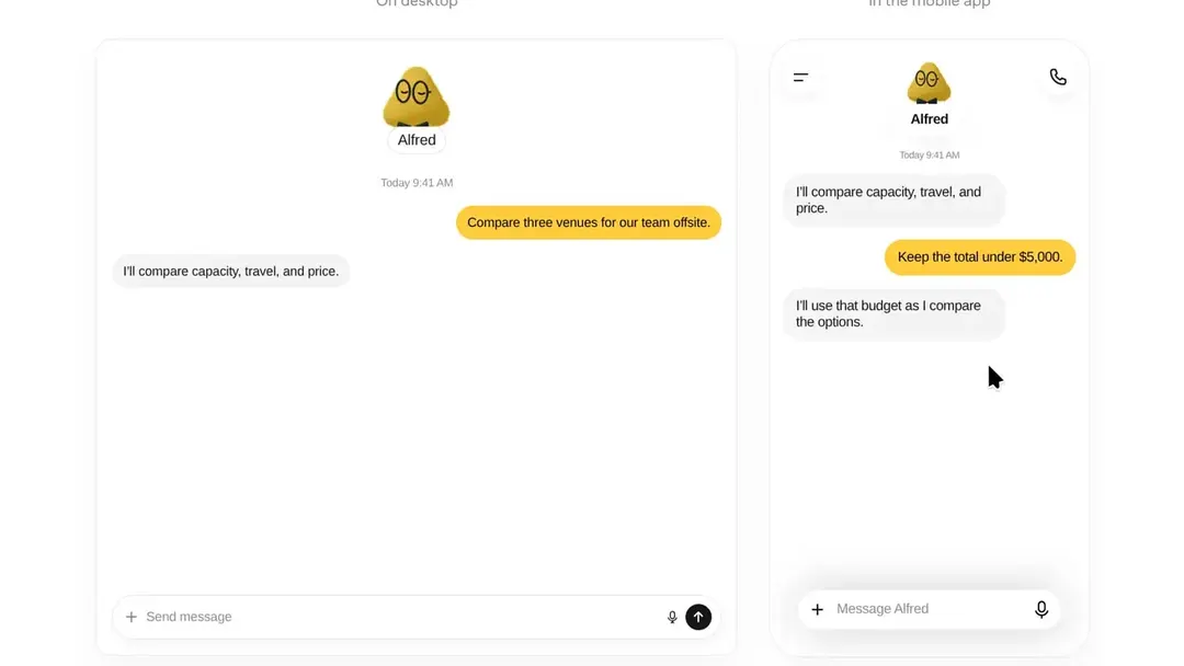 OpenAI lets US ChatGPT Pro users text the Dot agent