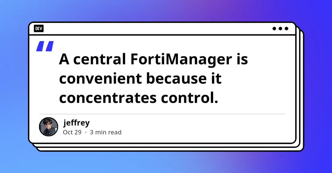 Unit 42: FortiManager compromise exposed 500+ FortiGate firewalls in telecom attack