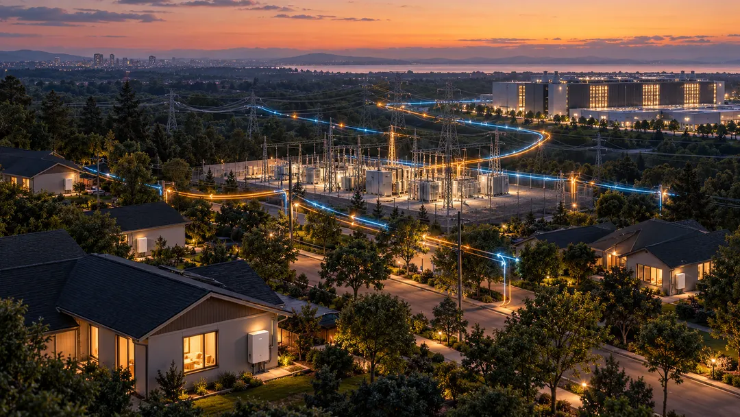 Piq Energy report: coordinated home batteries can unblock data center grid connections