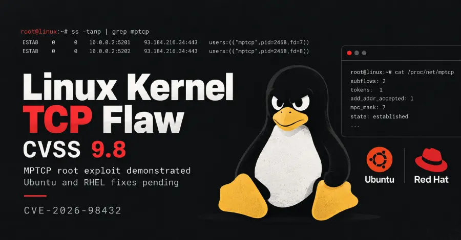 Linux kernel TCP flaw rated 9.8 CVSS affects Ubuntu and RHEL