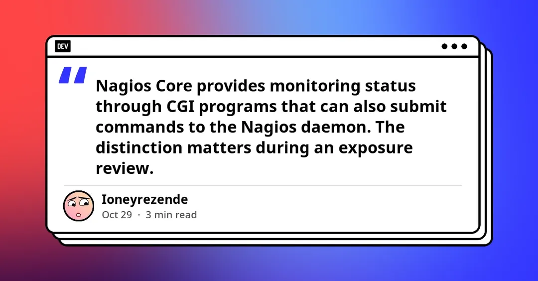 ZoomEye Finds 706 Nagios Core Pages: Auth Alone Doesn't Secure Command CGIs