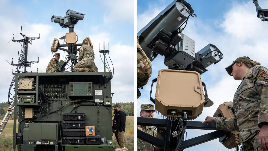 US troops test self-powered palletized counter-drone system RD-SUADS