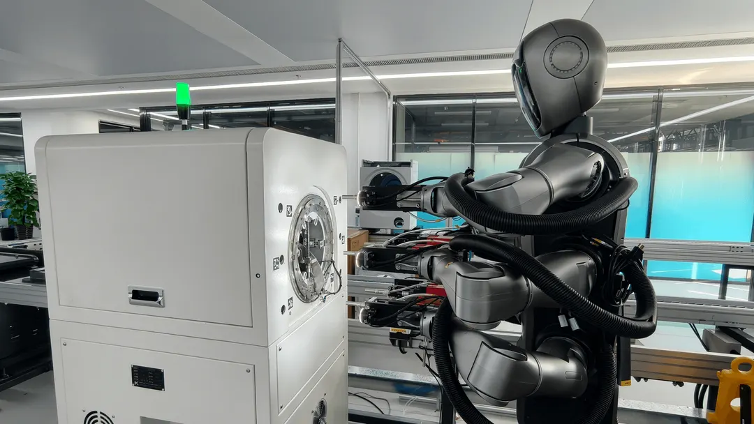 Midea's six-arm MIRO U robot fastened screws on 100,000 washing machines in three months