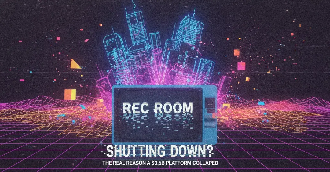 Rec Room shuts down: $3.5B platform never became profitable