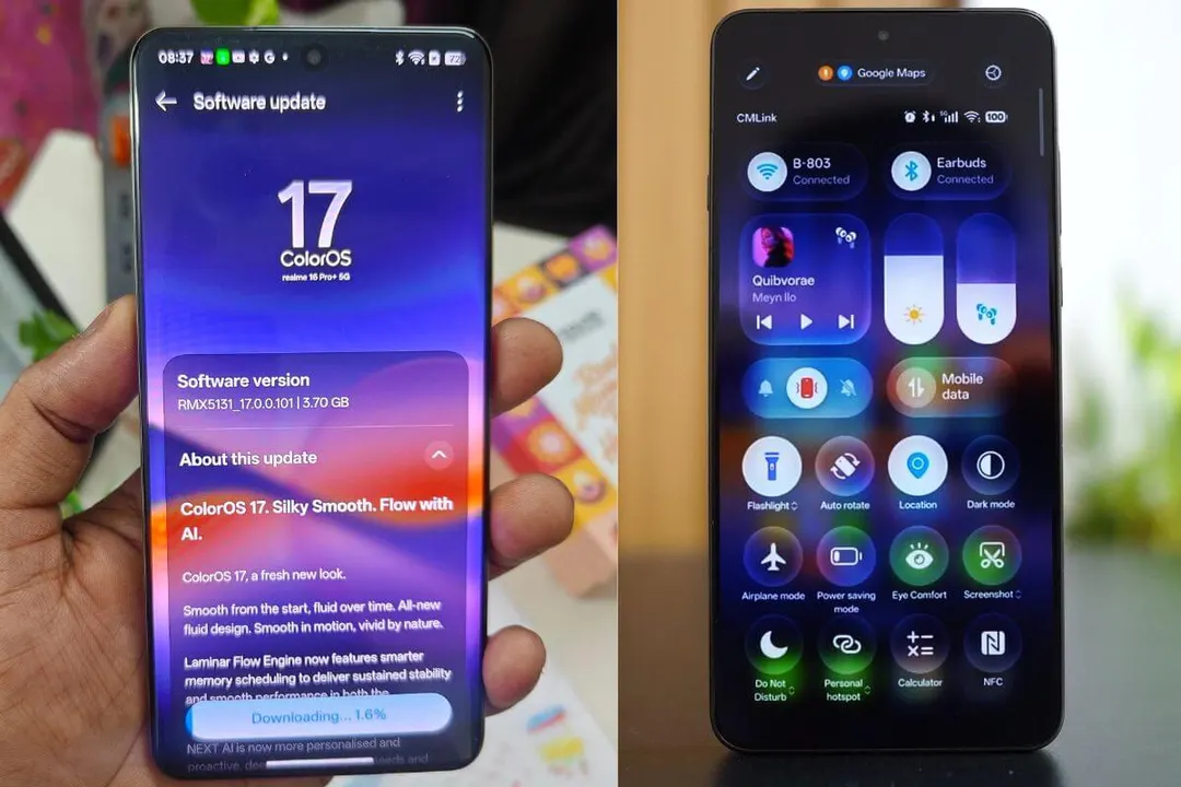 Realme begins ColorOS 17 rollout on flagship phones