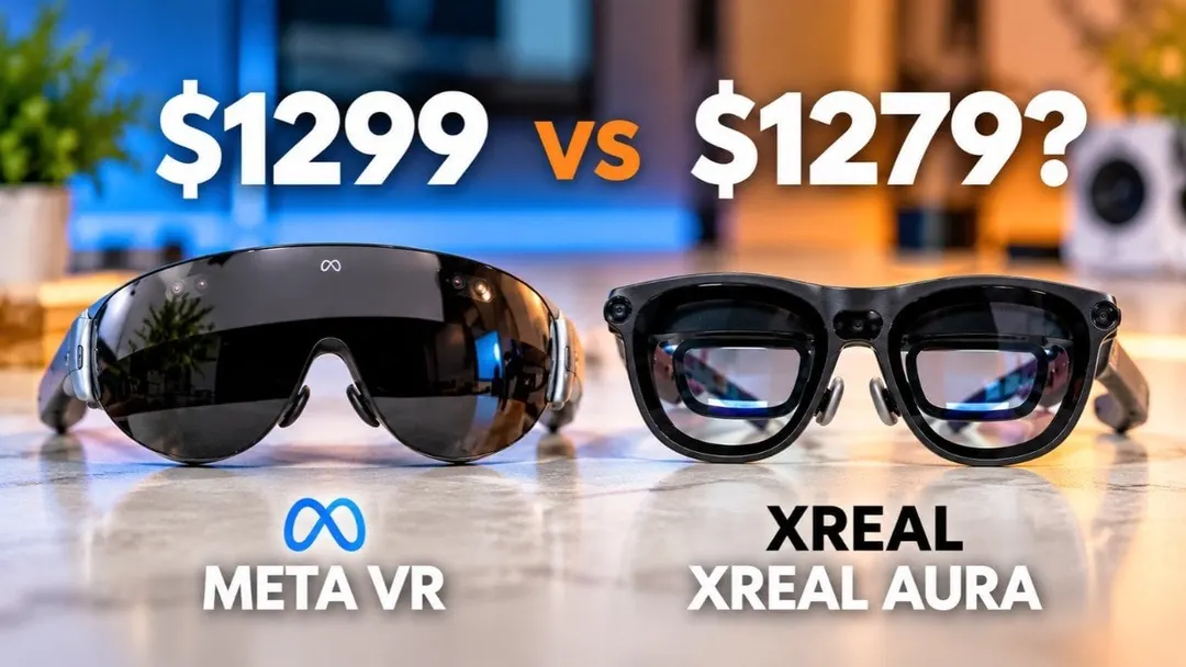 XREAL Aura takes on $1,300 Meta VR headset with five virtual screens