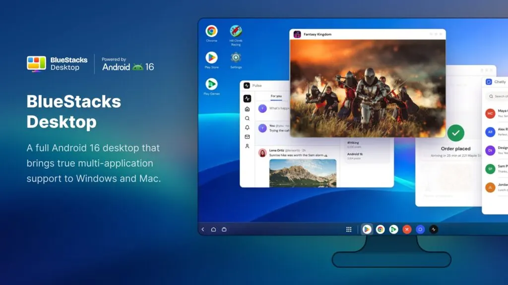 BlueStacks launches full Android desktop for Windows and Mac